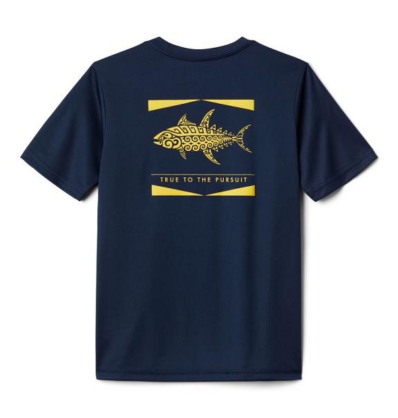 Columbia Boys Shirts Sale UK - PFG Clothing Navy UK-559510
